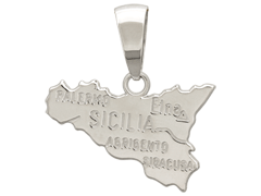 Pendentif Sicile argent