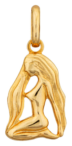 Pendentif plaqu or Vierge