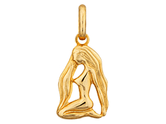 Pendentif plaqu or Vierge
