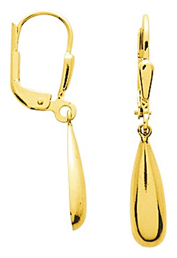 Boucles doreille or jaune