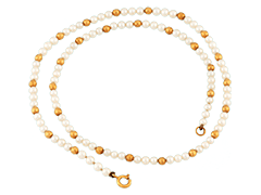 Collier perles de culture 3 mm