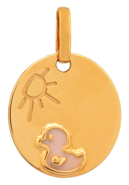 Pendentif Canard en or jaune