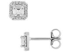 Boucles doreille argent et oxydes