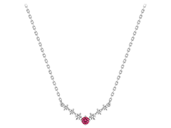 Collier argent rhodi et oxydes