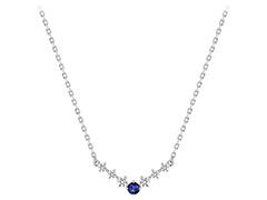 Collier argent rhodi et oxydes