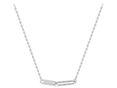 Collier argent rhodi
