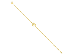 Bracelet plaqu or et oxyde