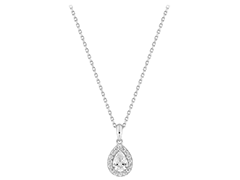 Collier argent rhodi� et oxydes