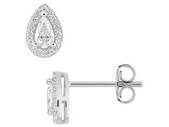 Boucles doreille argent et oxydes