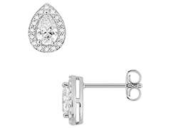 Boucles doreille argent et oxydes