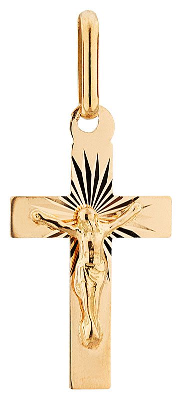 Pendentif or jaune Christ