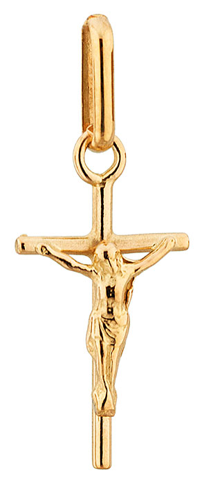 Pendentif or jaune 9K Christ