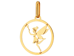 Pendentif or jaune Fe