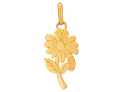 Pendentif Fleur en or jaune