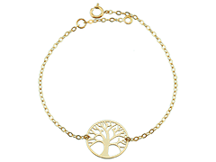 Bracelet or jaune Arbre de Vie