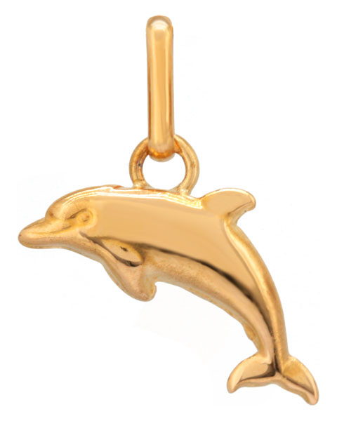 Pendentif Dauphin en or jaune