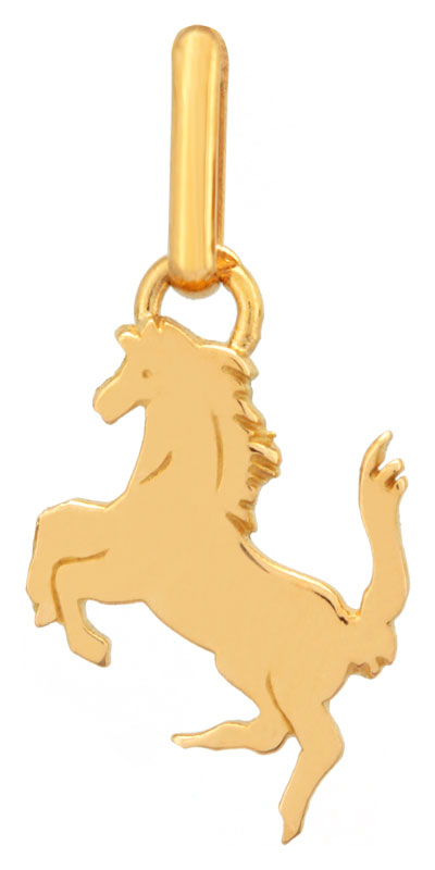 Pendentif Cheval en or jaune