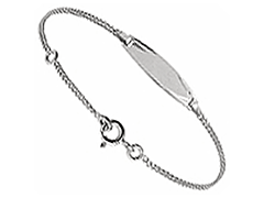 Bracelet identit or blanc