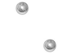 Boucles doreille or blanc 9K