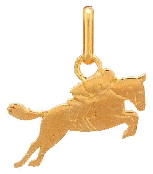 Pendentif Cavalier en or jaune