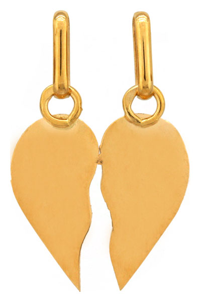 Pendentif Coeur or jaune