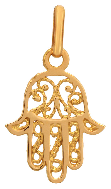 Pendentif Main de Fatma or jaune