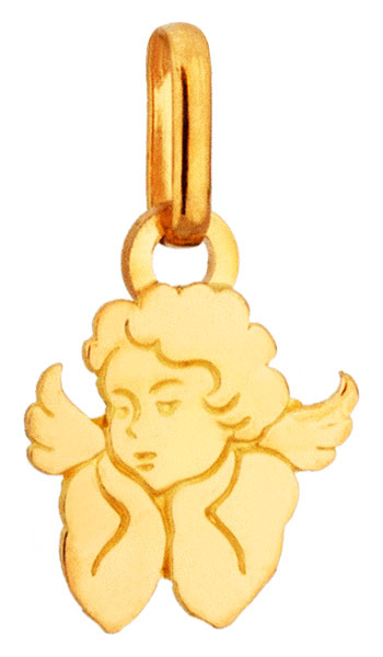 Pendentif Ange or jaune