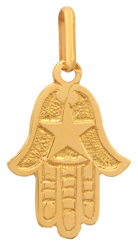 Pendentif Main de Fatma or jaune