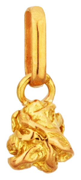 Pendentif or jaune Ppite