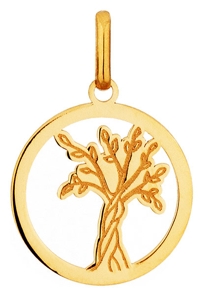 Pendentif or jaune Arbre de Vie