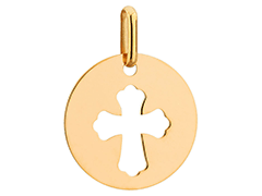 Mdaille or jaune Croix