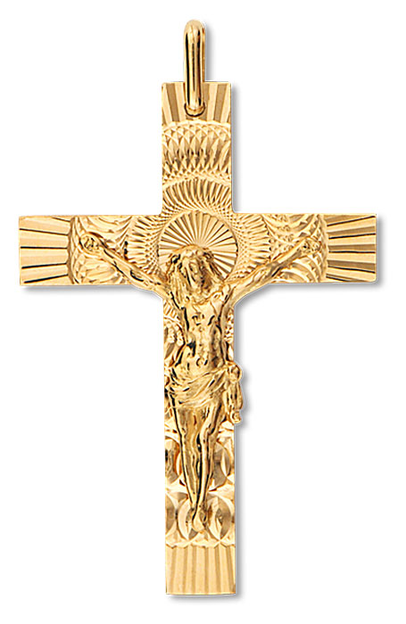 Pendentif or jaune Christ