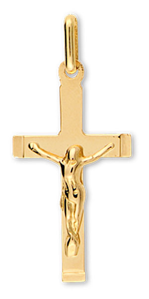 Pendentif or jaune Christ