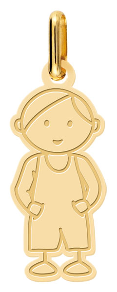 Pendentif or jaune 9K Petit Garon