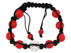 Bracelet Shamballa pierres de synthse et oxydes