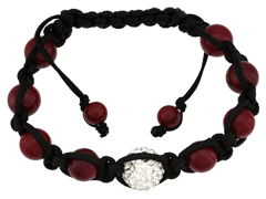 Bracelet Shamballa pierres de synthse et oxydes