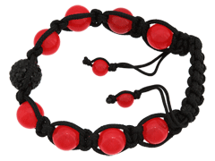 Bracelet Shamballa pierres de synthse et oxydes