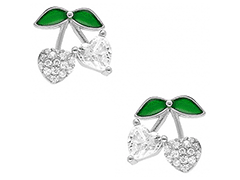 Boucles doreille argent rhodi