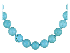 Collier pierres de synth�se