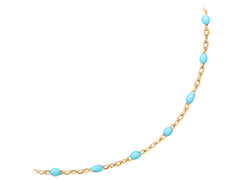 Collier plaqu� or et laque