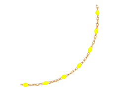Collier plaqu� or et laque