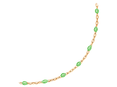 Collier plaqu� or et laque