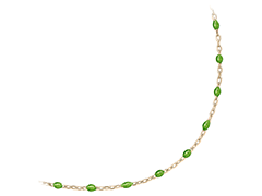 Collier plaqu� or et laque