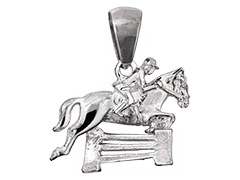 Pendentif argent Cheval