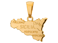 Pendentif plaqu or Sicile