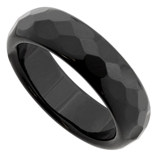 Bague agate noire