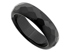 Bague agate noire