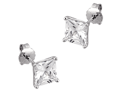 Boucles doreille argent et oxyde