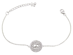 Bracelet argent et oxydes