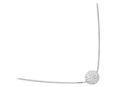 Collier argent et oxydes